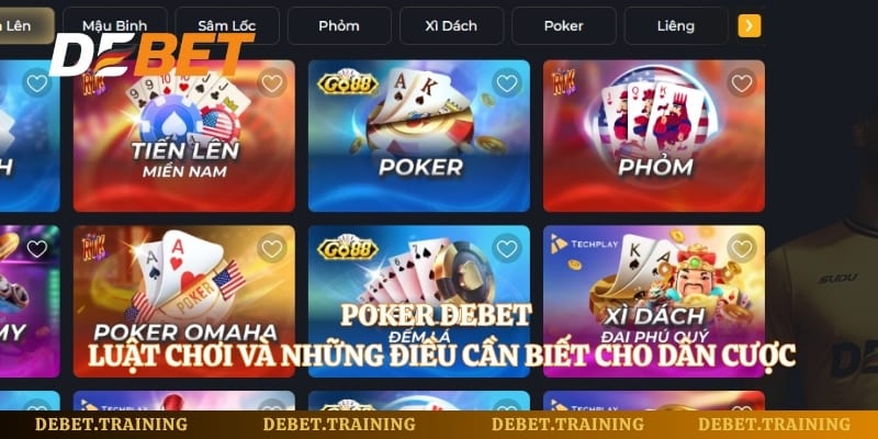 Poker Debet – Luật Chơi Và Những Điều Cần Biết Cho Dân Cược